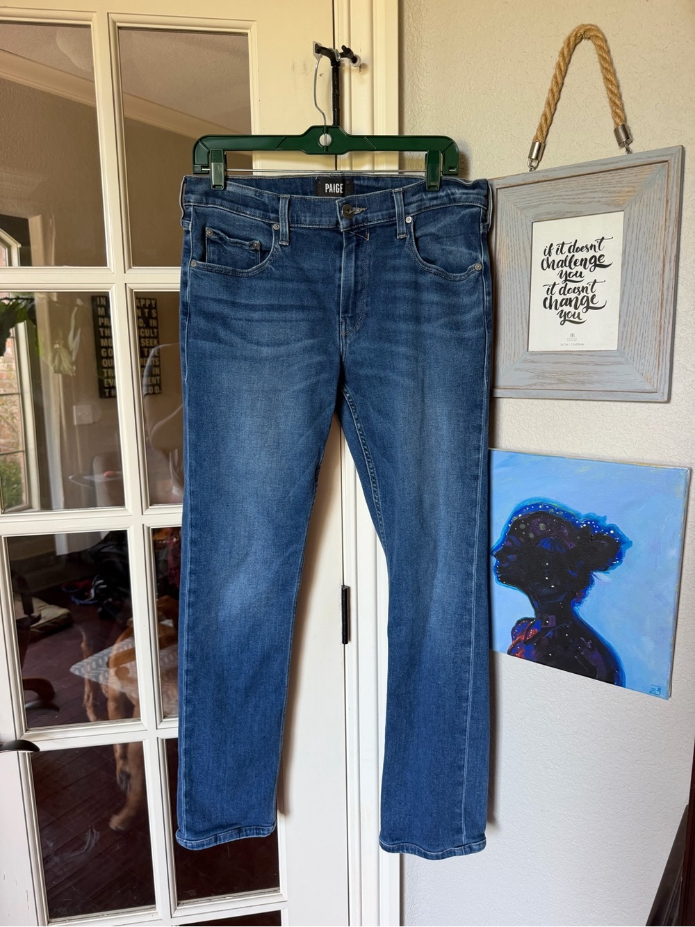 PAIGE Federal Transcend Vintage Jeans Men’s 32 Milburn Slim Straight Stretch